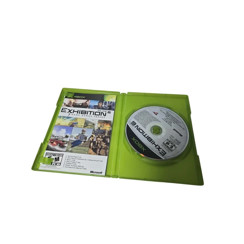 Xbox Exhibition Volume 6 Game Demo Disc 7 Demos Rainbow Six OutRun 2 Original